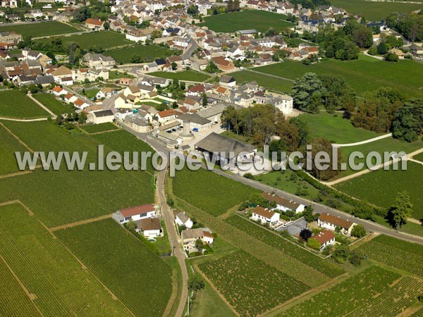 Photo aérienne de Meursault