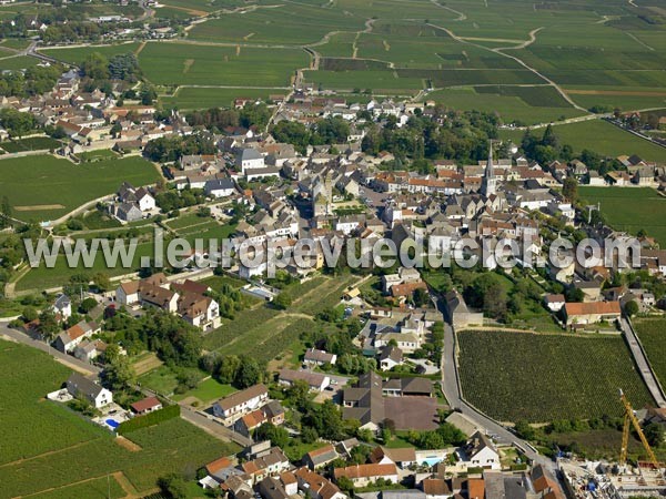 Photo aérienne de Meursault