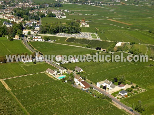Photo aérienne de Meursault