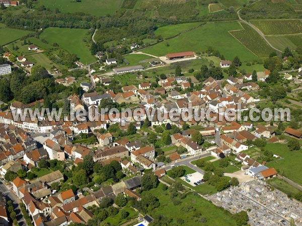 Photo aérienne de Nolay