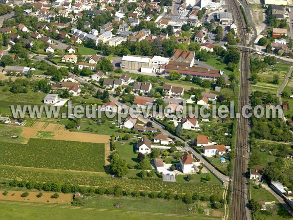 Photo aérienne de Nuits-Saint-Georges