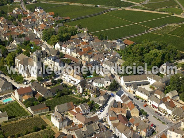 Photo aérienne de Pommard