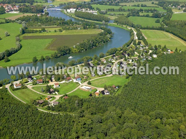 Photo aérienne de Pontailler-sur-Sane