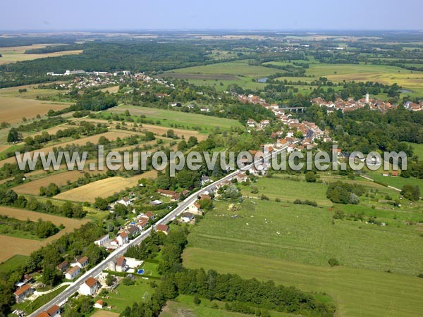 Photo aérienne de Pontailler-sur-Sane