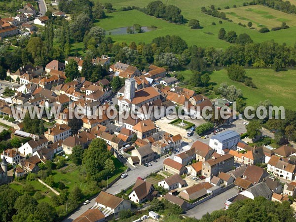 Photo aérienne de Pontailler-sur-Sane