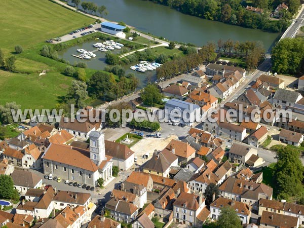 Photo aérienne de Pontailler-sur-Saône
