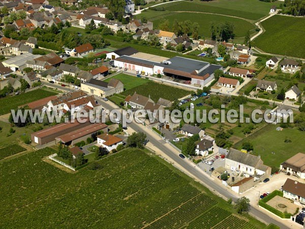 Photo aérienne de Puligny-Montrachet