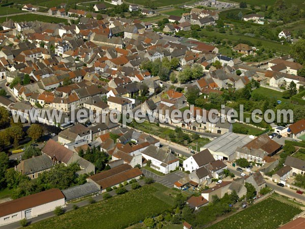 Photo aérienne de Puligny-Montrachet