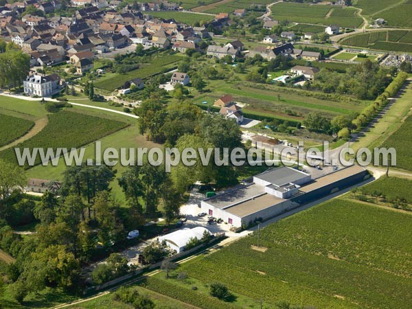 Photo aérienne de Puligny-Montrachet