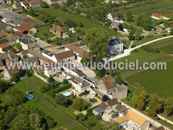 Photo aérienne de Puligny-Montrachet