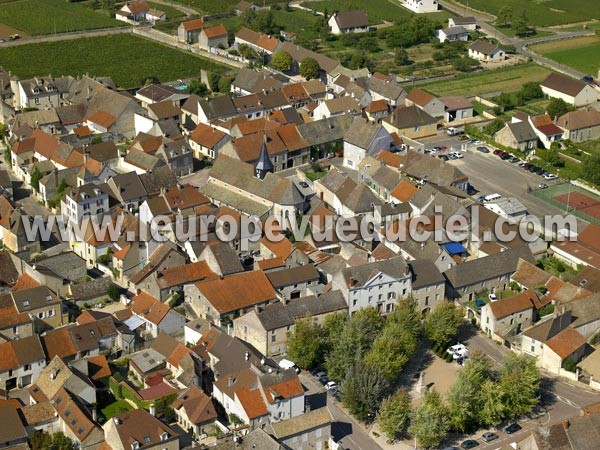 Photo aérienne de Puligny-Montrachet