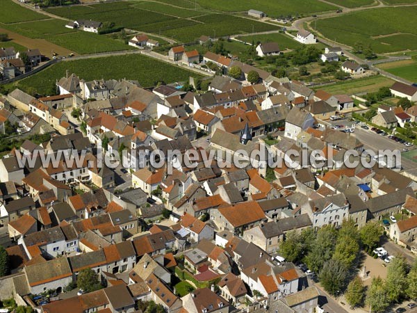 Photo aérienne de Puligny-Montrachet