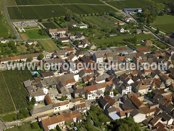 Photo aérienne de Puligny-Montrachet