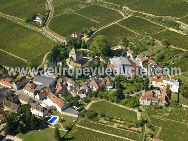 Photo aérienne de Santenay