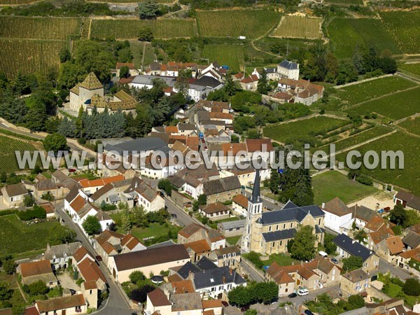 Photo aérienne de Santenay