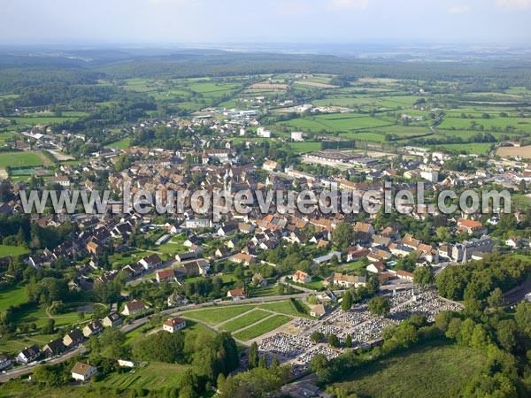 Photo aérienne de Saulieu