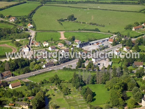 Photo aérienne de Saulieu