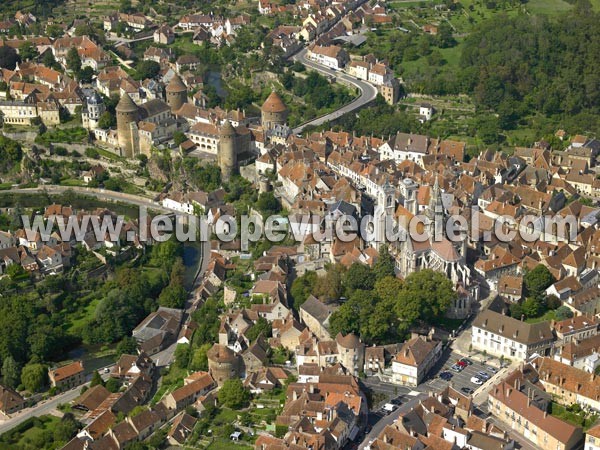 Photo aérienne de Semur-en-Auxois