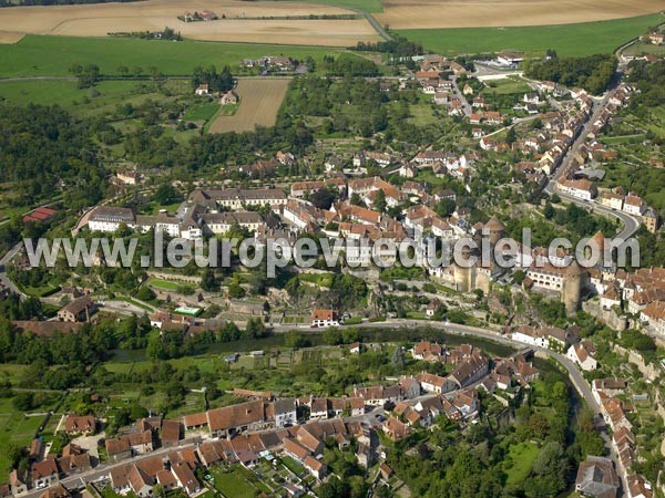 Photo aérienne de Semur-en-Auxois