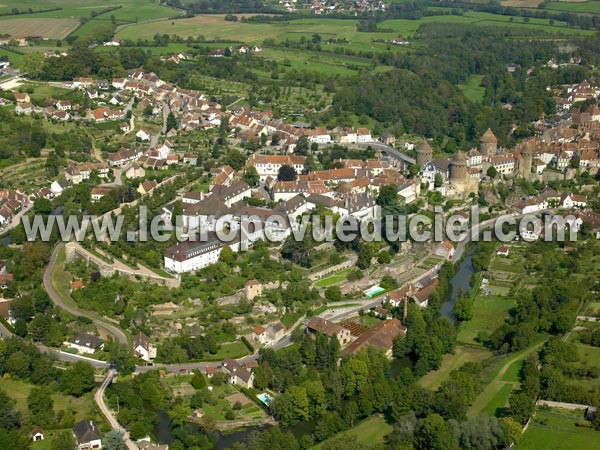 Photo aérienne de Semur-en-Auxois