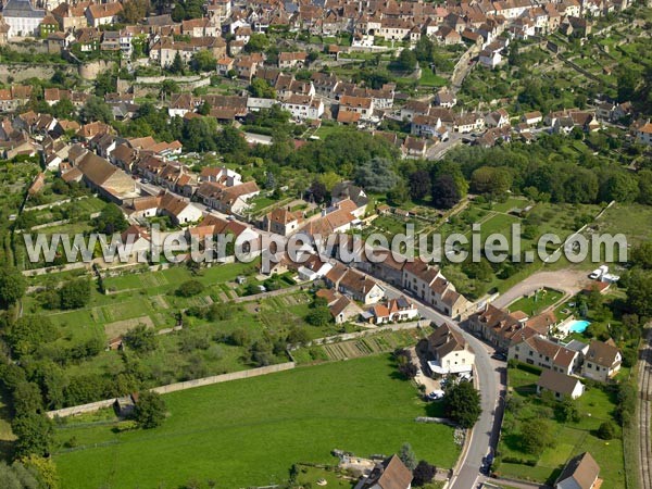 Photo aérienne de Semur-en-Auxois