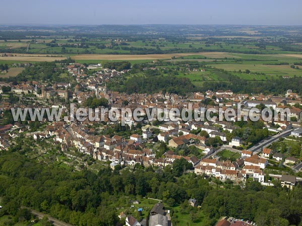 Photo aérienne de Semur-en-Auxois