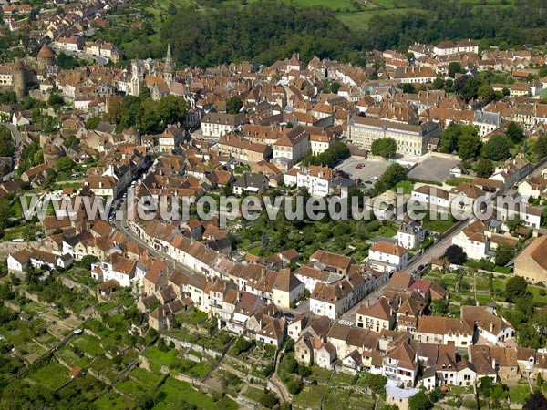 Photo aérienne de Semur-en-Auxois