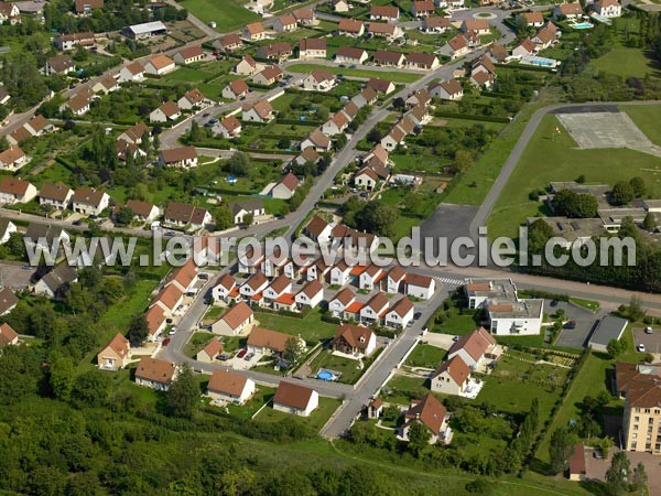 Photo aérienne de Semur-en-Auxois