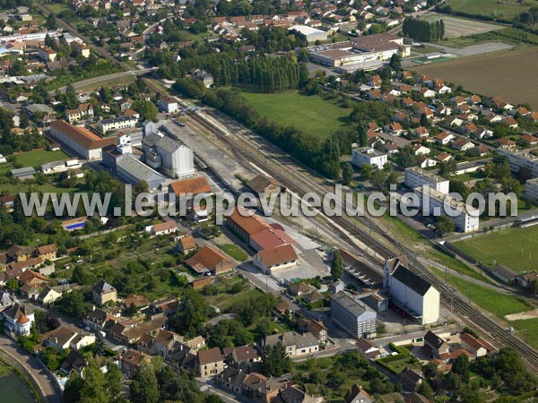 Photo aérienne de Seurre