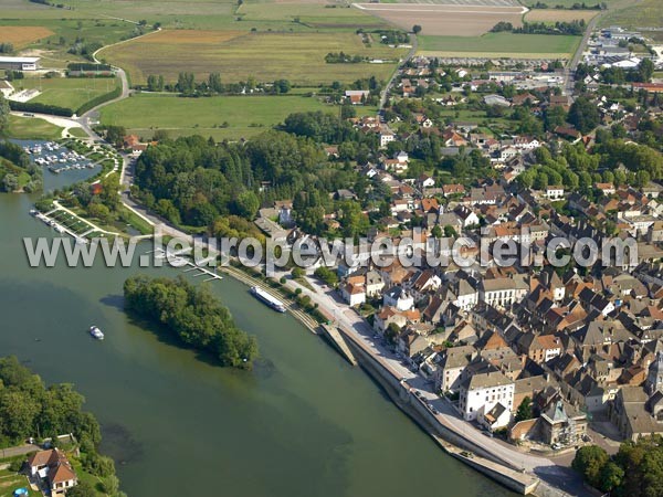 Photo aérienne de Seurre