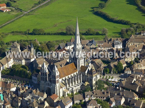 Photo aérienne de Autun Photo aérienne de Autun