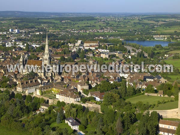 Photo aérienne de Autun Photo aérienne de Autun