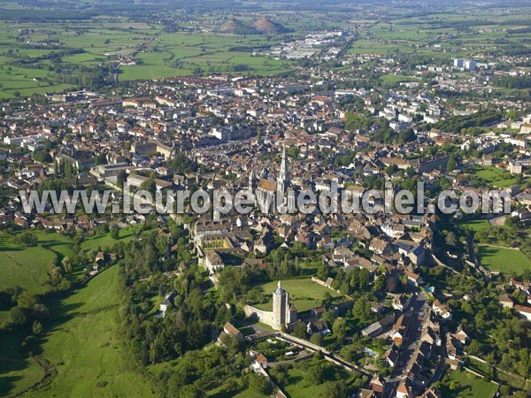 Photo aérienne de Autun Photo aérienne de Autun