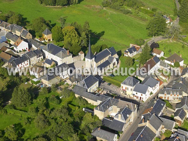 Photo aérienne de Cussy-en-Morvan