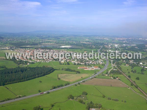 Photo aérienne de Saint-Vallier