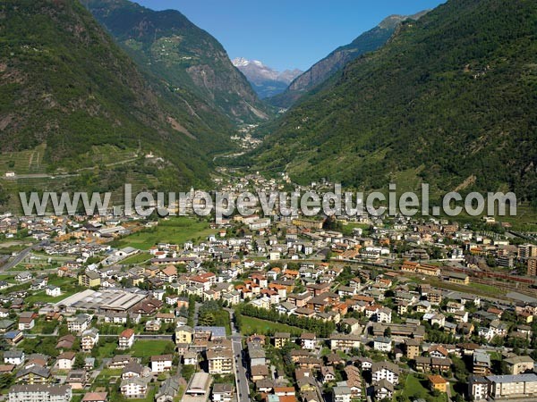 Photo aérienne de Tirano