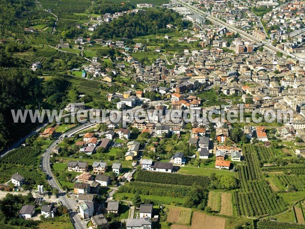 Photo aérienne de Tirano