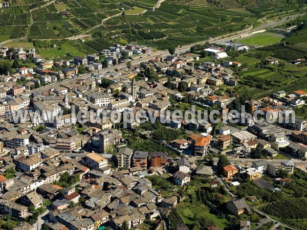 Photo aérienne de Tirano