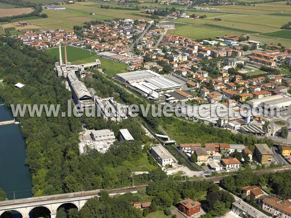 Photo aérienne de Palazzolo sull'Oglio