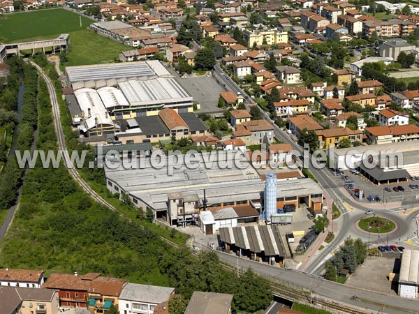 Photo aérienne de Palazzolo sull'Oglio