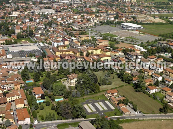 Photo aérienne de Palazzolo sull'Oglio