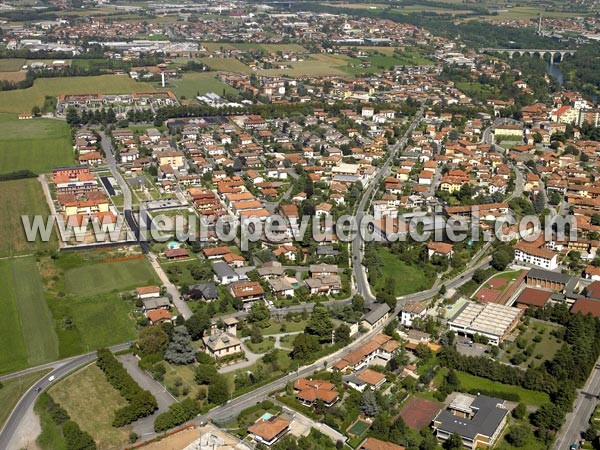 Photo aérienne de Palazzolo sull'Oglio