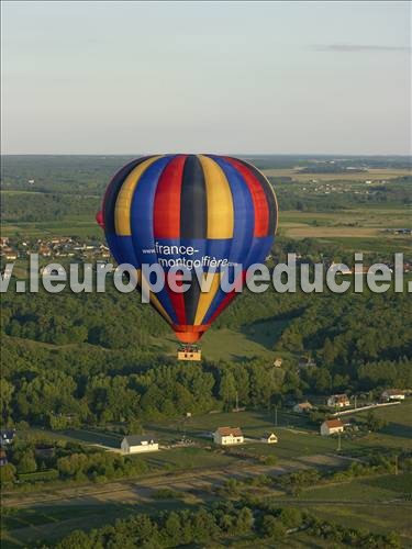 Photo aérienne de Francueil