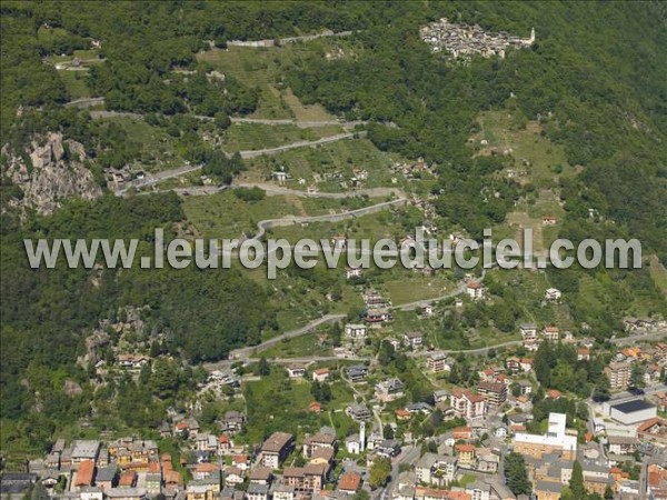 Photo aérienne de Chiavenna