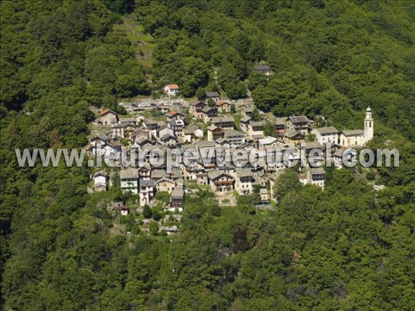 Photo aérienne de Chiavenna