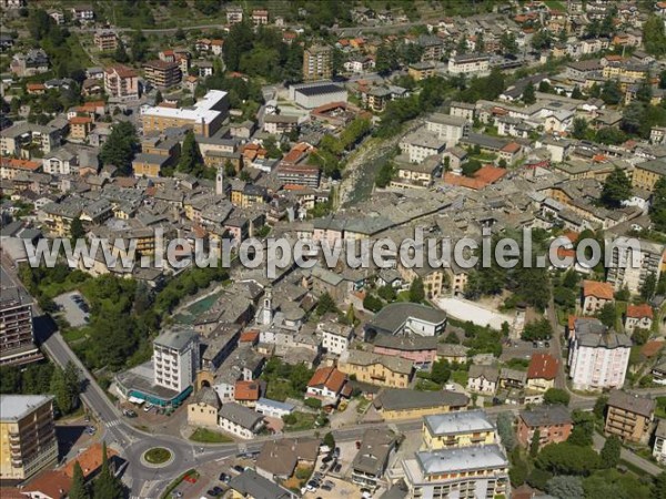 Photo aérienne de Chiavenna