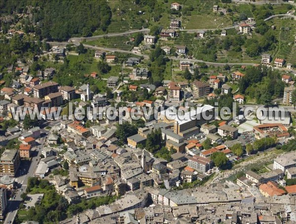 Photo aérienne de Chiavenna