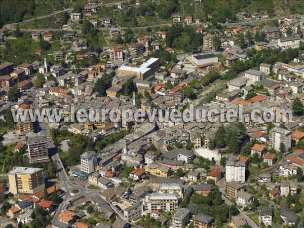 Photo aérienne de Chiavenna