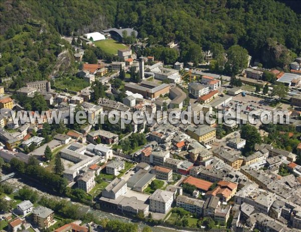 Photo aérienne de Chiavenna