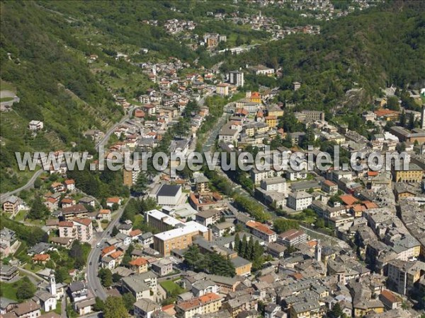 Photo aérienne de Chiavenna